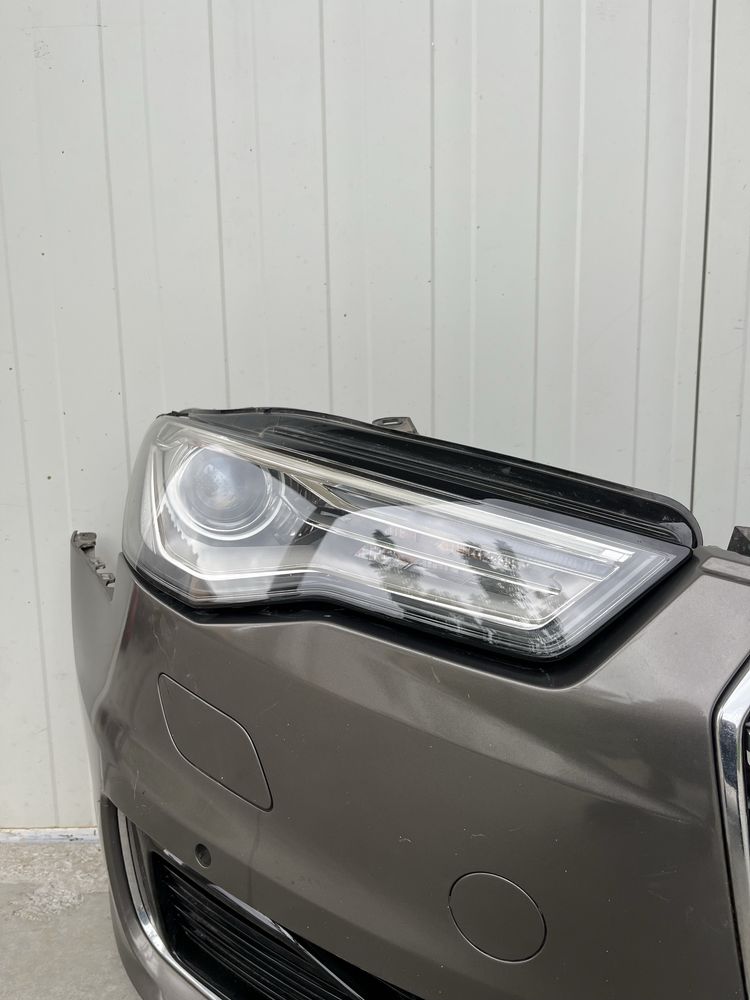 Предна броня с фарове за Audi A6 C7 4G facelift Xenon