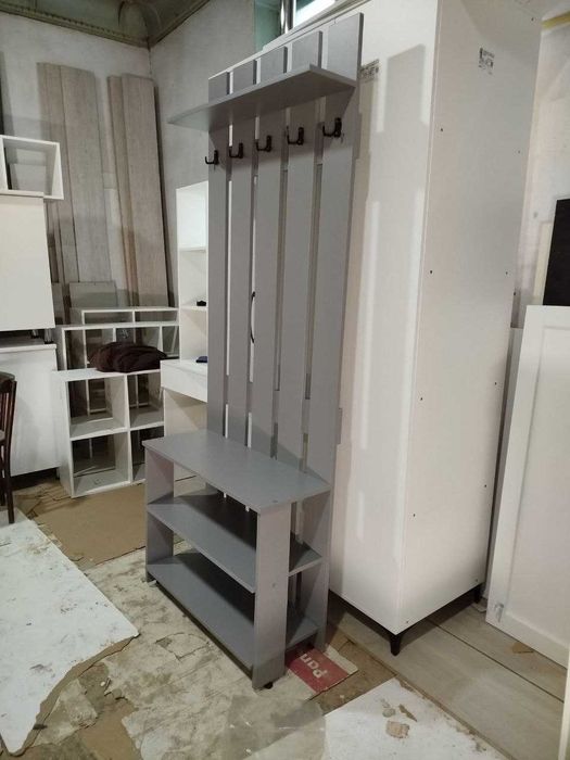 Вешалка напольная. Прихожая, Вешалка плюс обувница