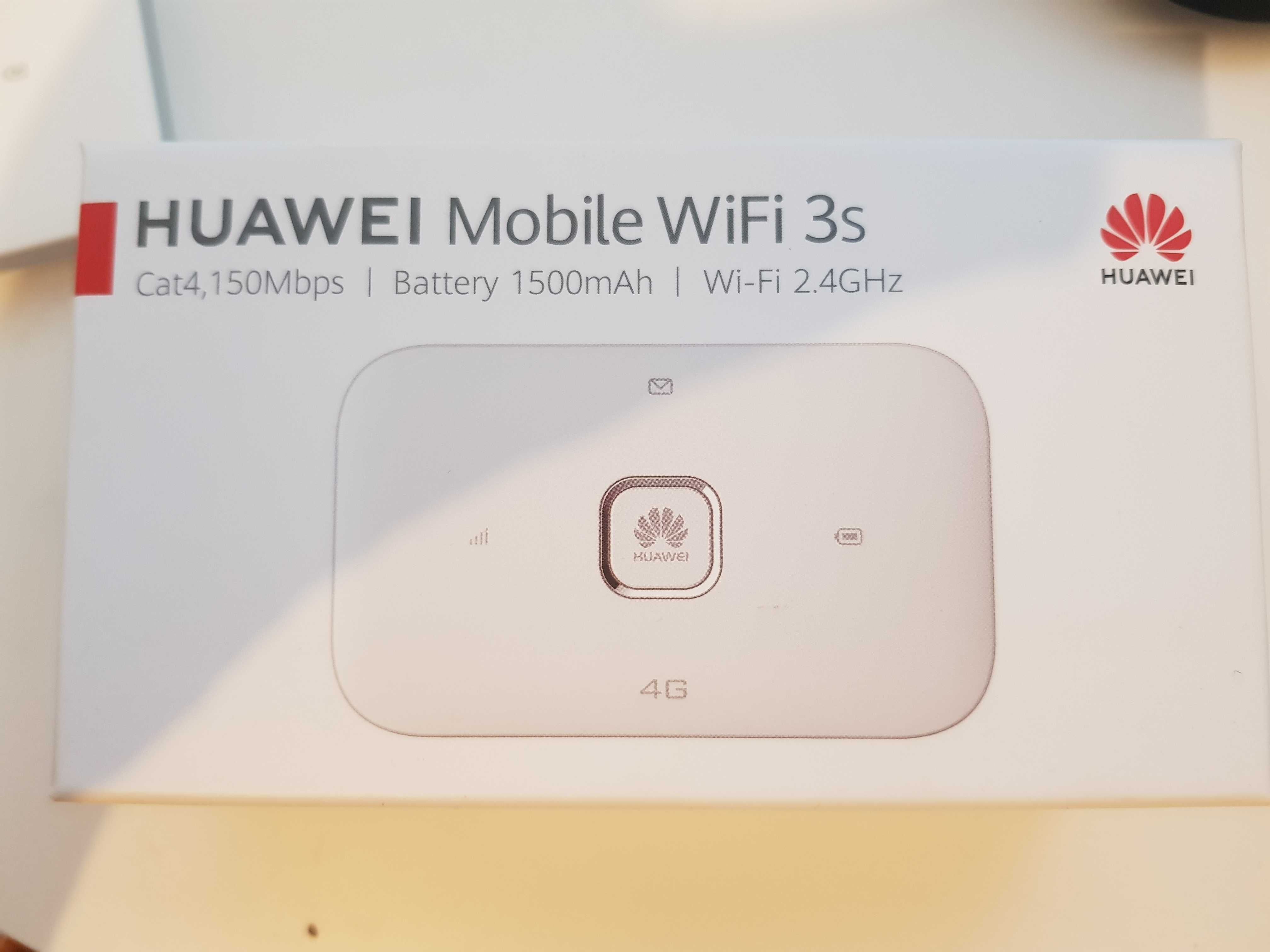 Huawei E5576 router 4G/LTE modem WiFi portabil cu SIM si baterie