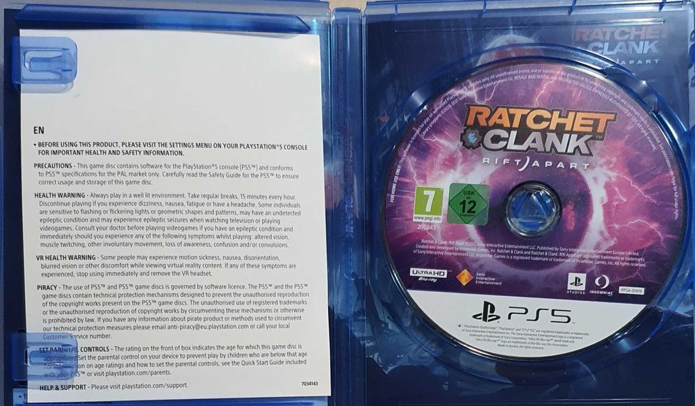 Игра за PS5-Ratchet and Clank Rift apart