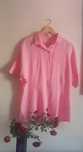 Camasa din in natural roz XL
