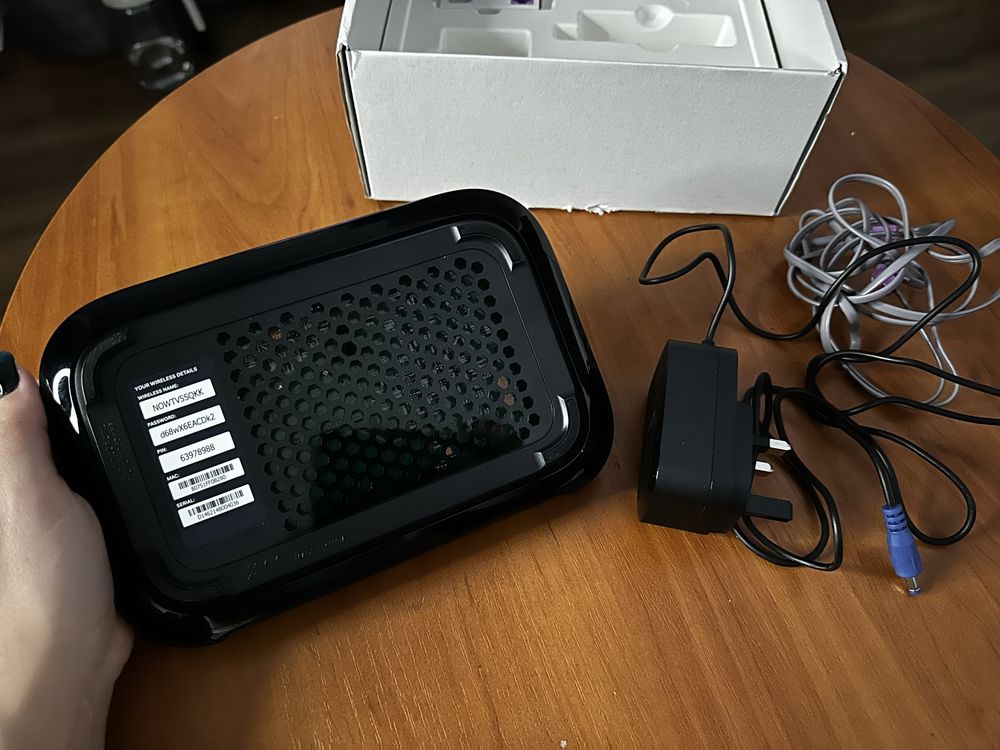 Now  TV Hub wireless router anglia