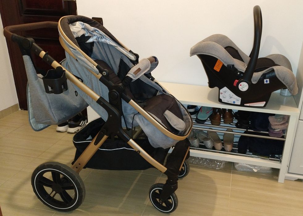 Carucior 3 in 1, Coccolle Melora, Moonlit Grey