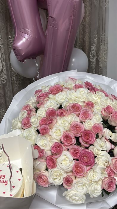 101 роза за 25тысяч