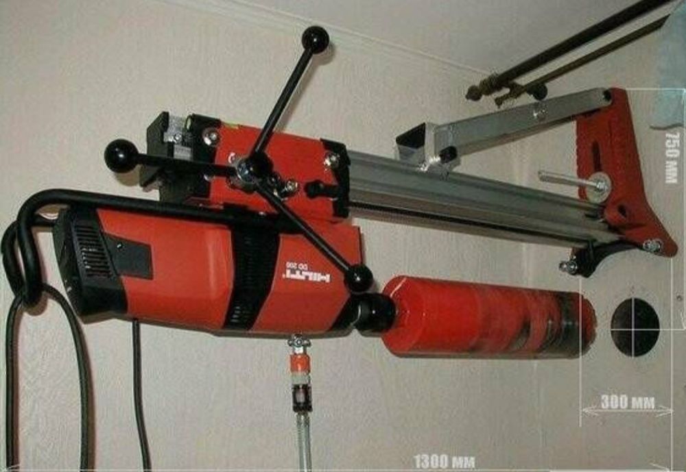 Алмазное сверление, бурение