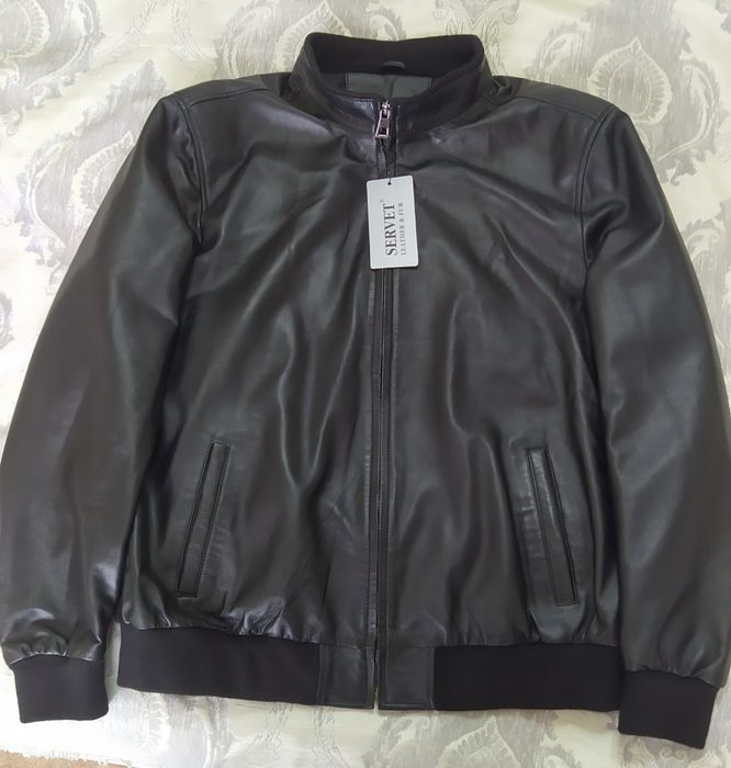 Мужская кожаная куртка! Натуральная кожа!