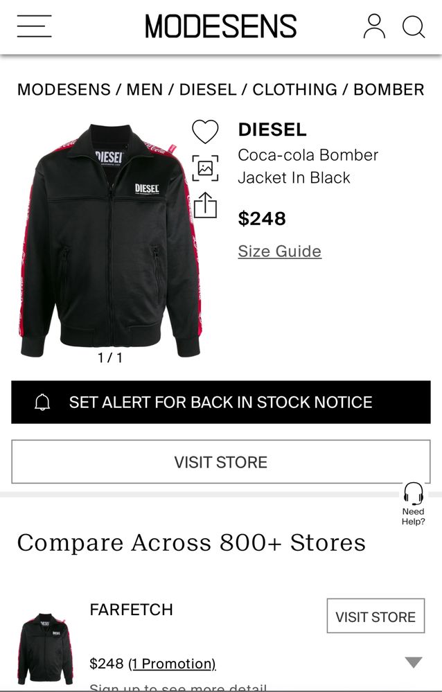 Горнище - DIESEL Coca-cola Bomber Jacket