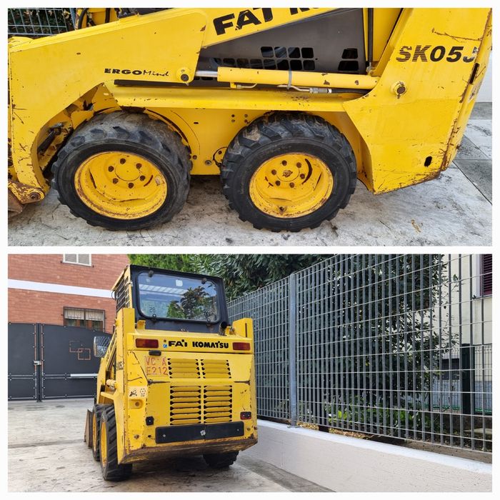 Miniîncarcător KOMATSU SK05J 1750h ORIGINALE  mini încărcător