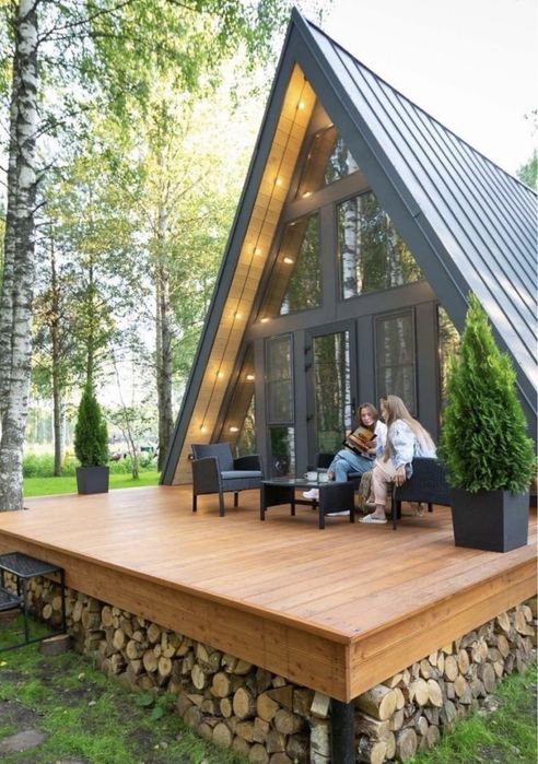 Vand cabane tip A frame