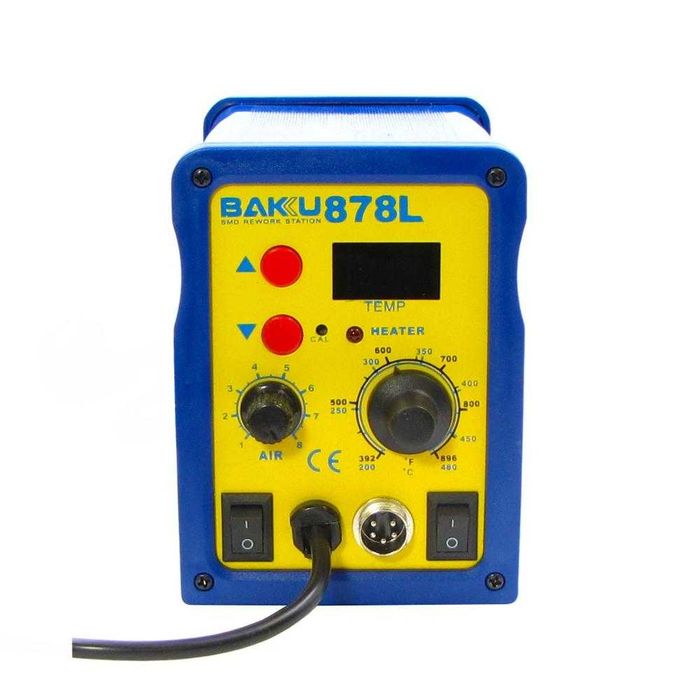 Станция за запояване BAKU BK878L горещ въздух, дигитален дисплей