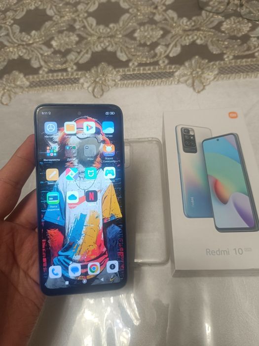 Xiaomi Redmi 10 6+5/128GB Blue Igravoy Karobka igravoy Ideal Yengide