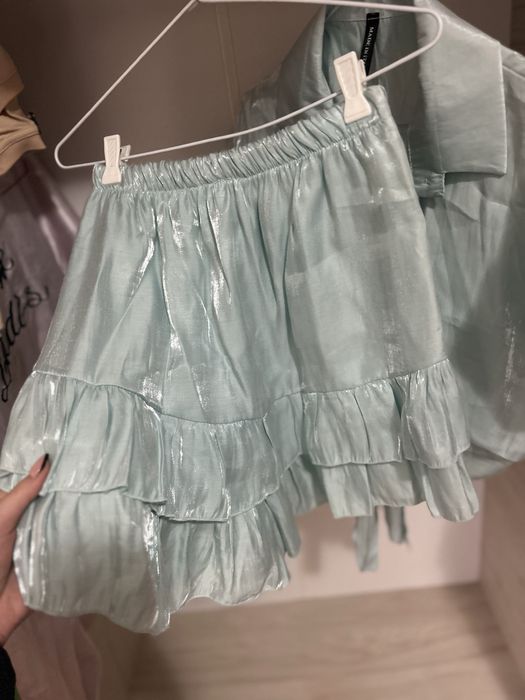 Дамски комплект в бебешко синьо