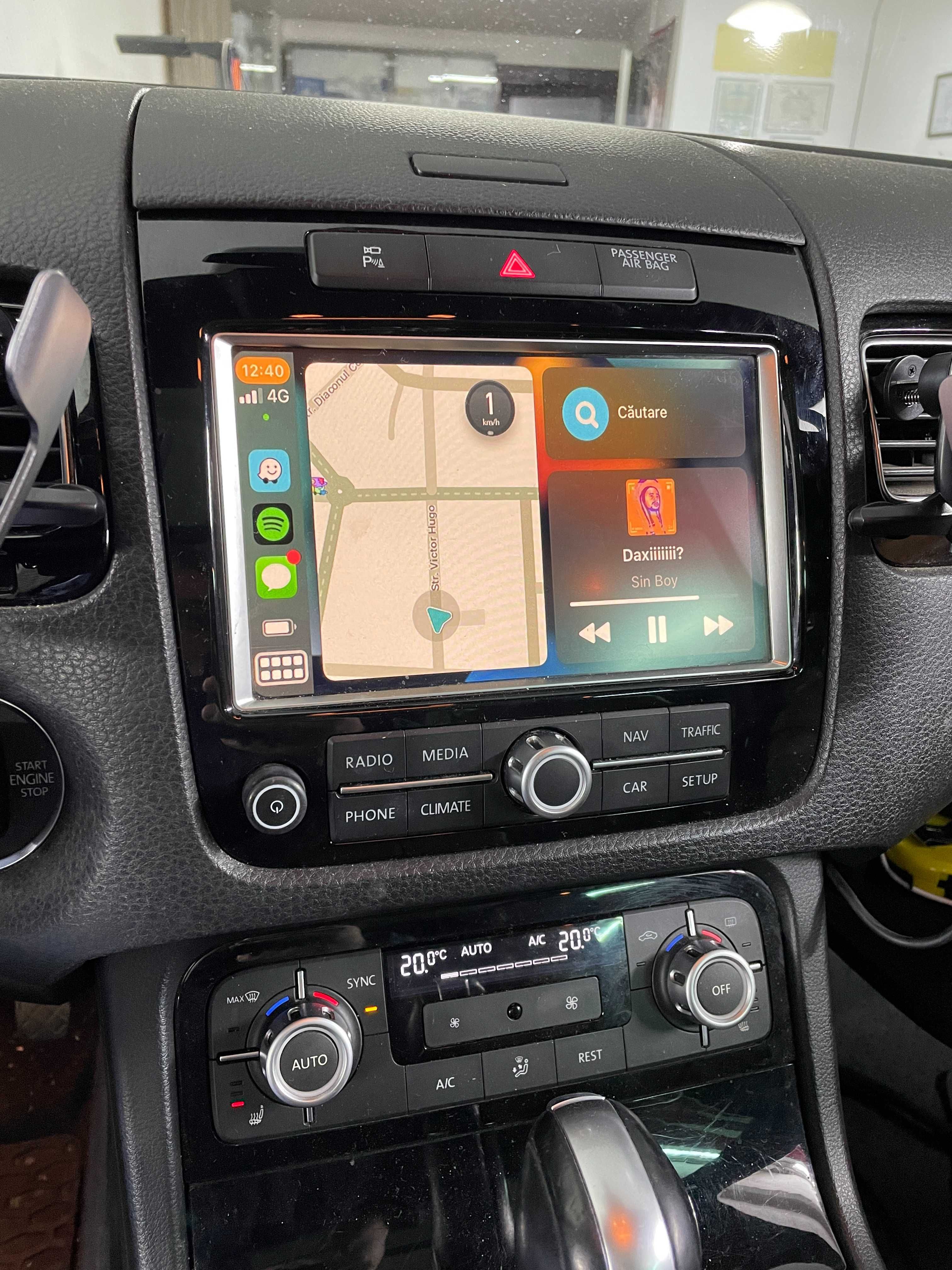 Interfata Apple CarPlay Android Auto Volkswagen Touareg 7P RNS 850
