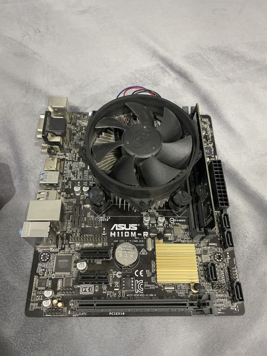 Комплект мат. Плата от asus h110M-R/pentium g4560/8gb ddr4