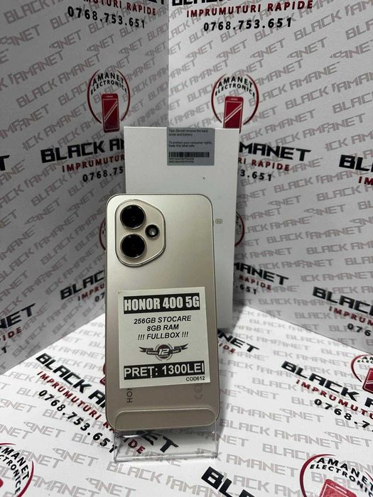 BLACK AMANET P1 • Honor 400 5G 256gb stocare 8gb ram FULLBOX