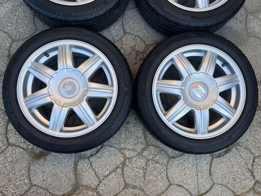 Jante aliaj 5x100mm, 195/50 R16, Seat Ibiza, Vw Polo, Fox, Skoda Fabia