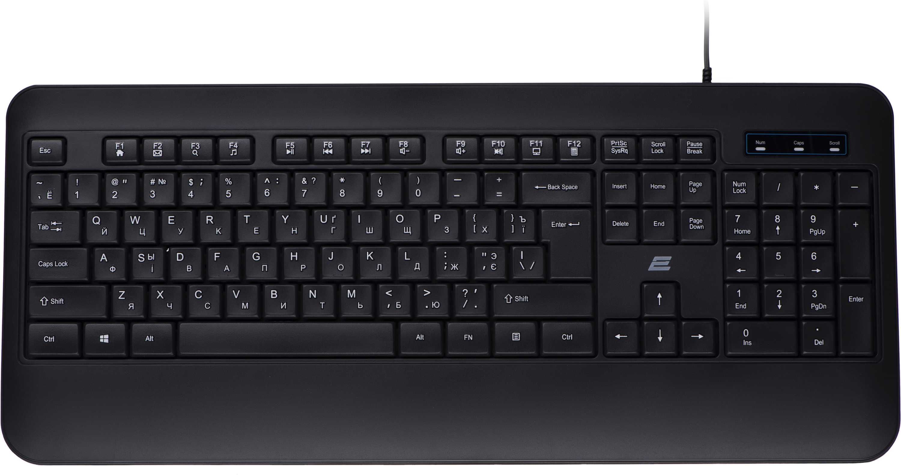 Проводная клавиатура 2е KS109 BLACK