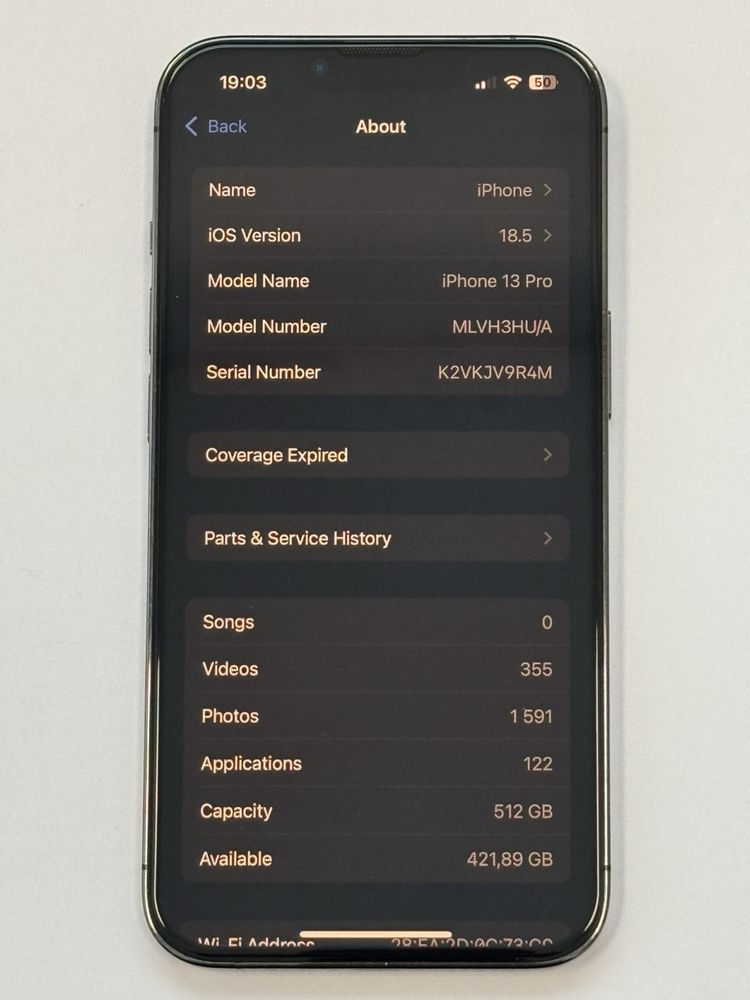 iphone 13 Pro 512 GB Без следи от употреба .