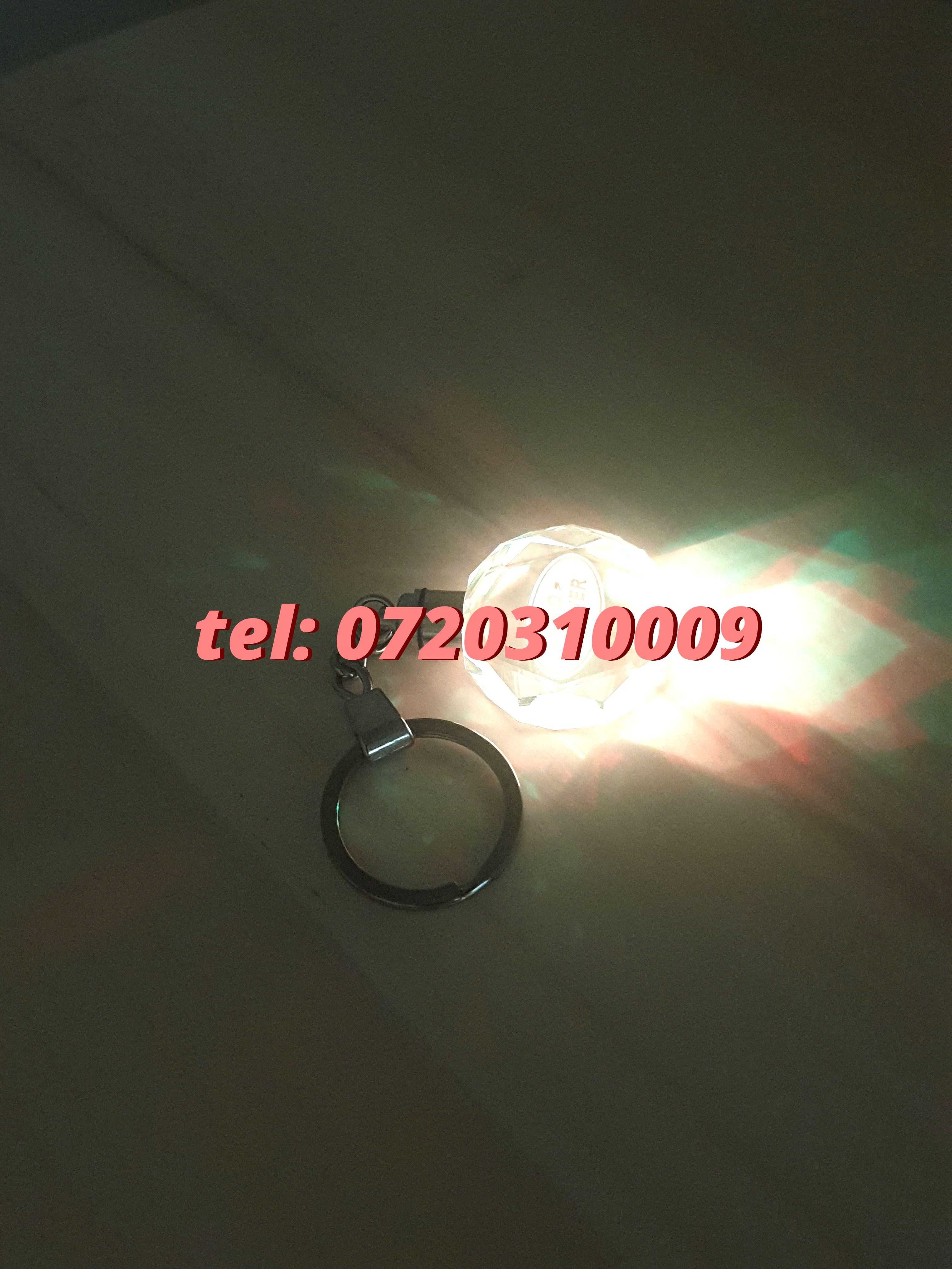 Breloc Sticla Cu Led 6 Culori Land Rover