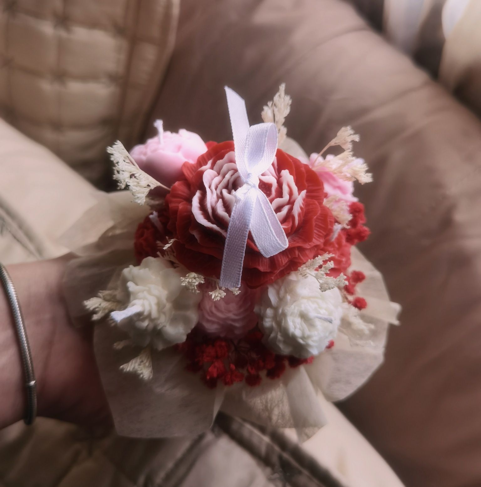 Малък букет от ароматни свещи