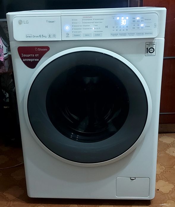 Стиральная машинка LG 6,5кг. Прямой привод. В идеальном состоянии.