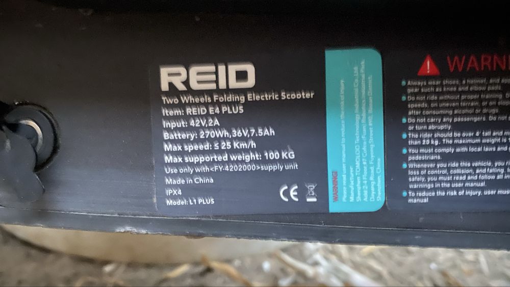 Trotineta electrica REID E4 PLUS sau schimb cu 2 biciclete