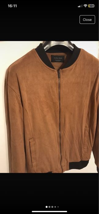 Zara Jacket S material catifelat fara defecte geaca primavara