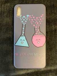 Husa iphone X cu tematica farmacie-chimie