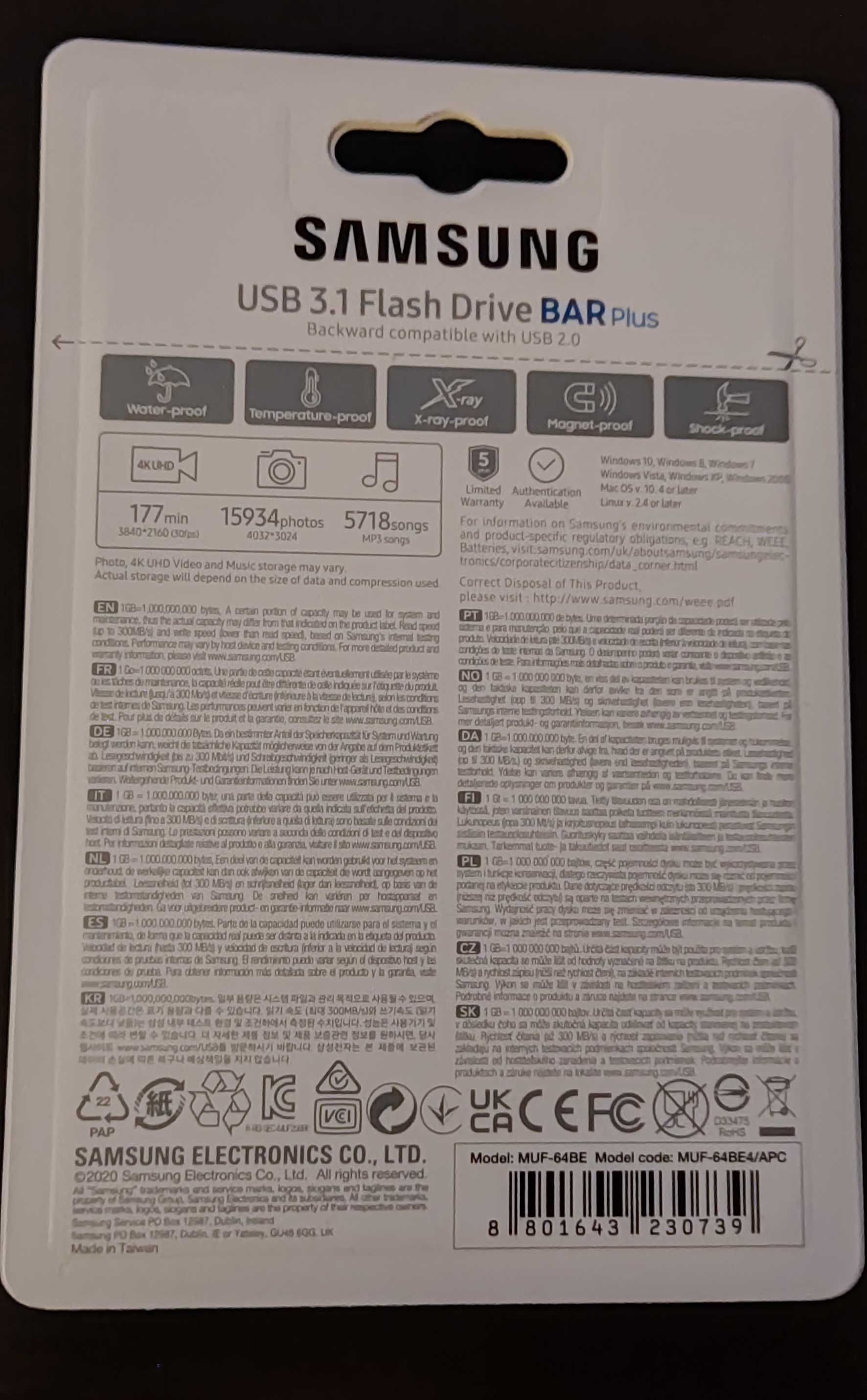 Samsung флашка 64GB USB 3.1
