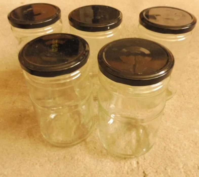 Буркани + винтови капачки комплект 720 мл, 540 мл, 360 мл.