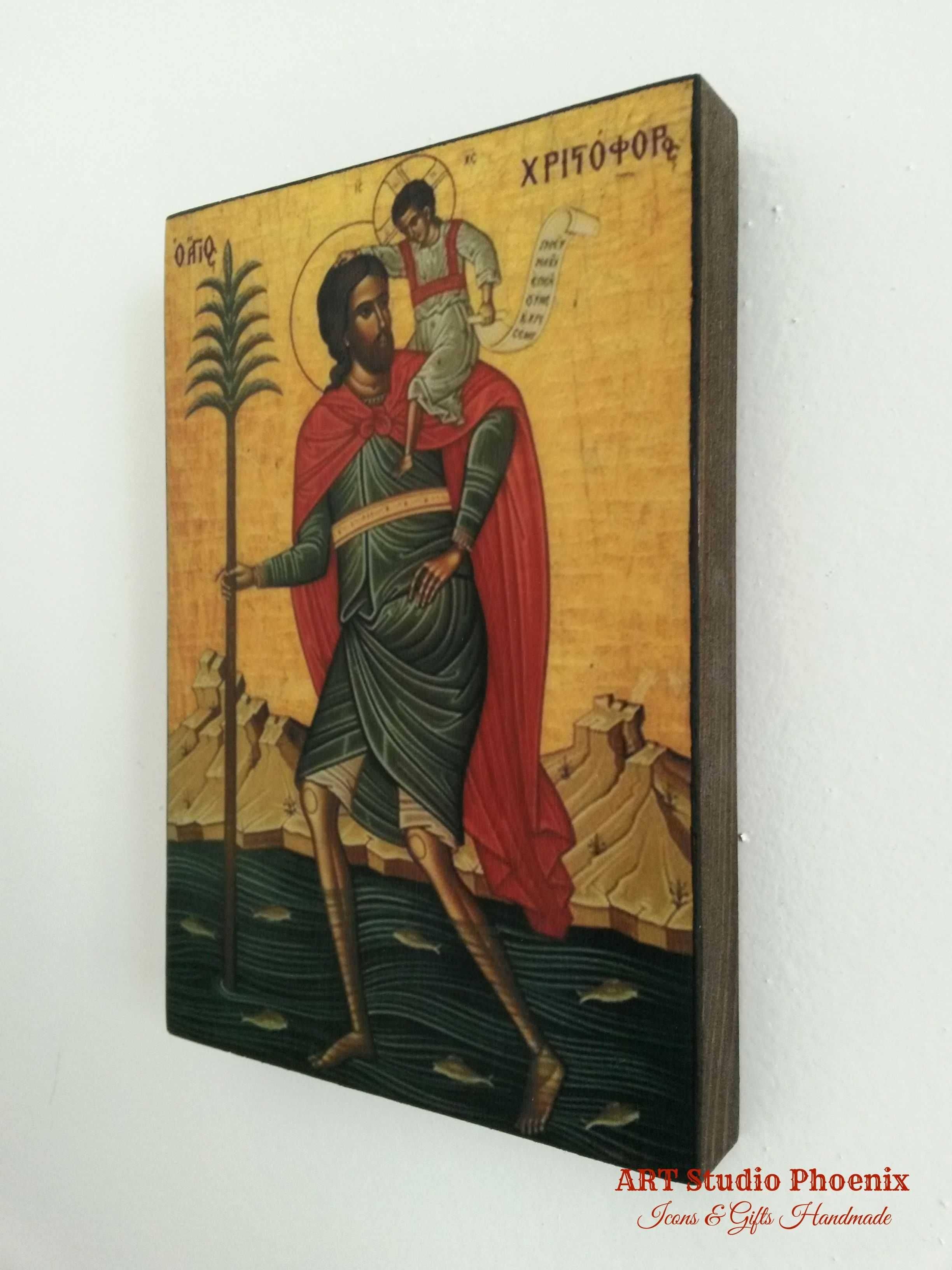 Икона Свети Христофор icona Sveti Hristofor