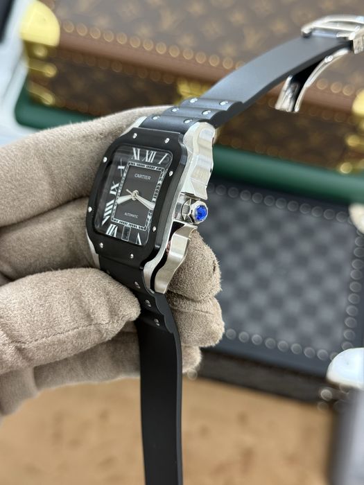Cartier Santos Rubber