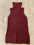 Vand pulover tip rochie, Pieces, rosu-violet, marimea M, stare f. buna