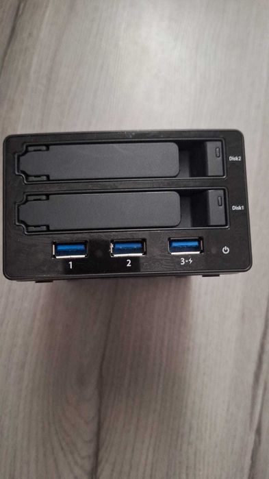 HDD Extern Delock 42606 – 2×2.5” SATA, USB 3.0, RAID 0/1/JBOD, 3x USB