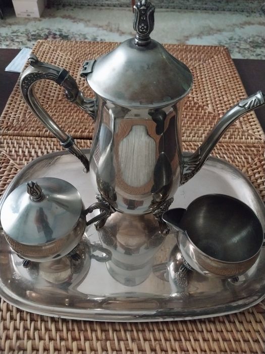 антиквариат набор чайно кофейный