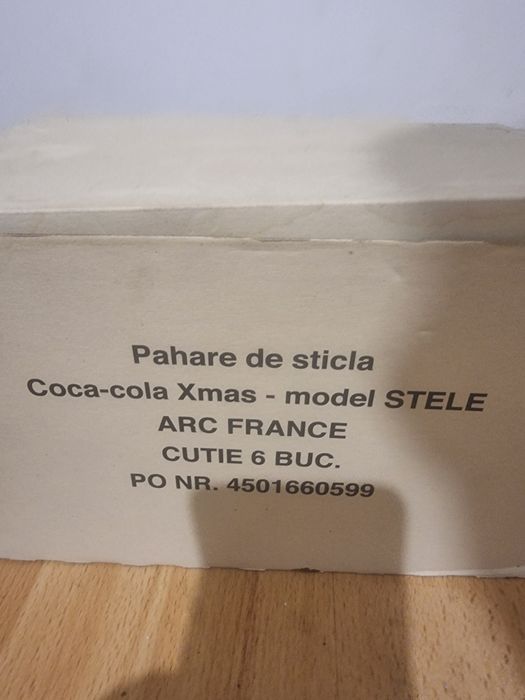 Pahare Coca-Cola set 6 bucăți
