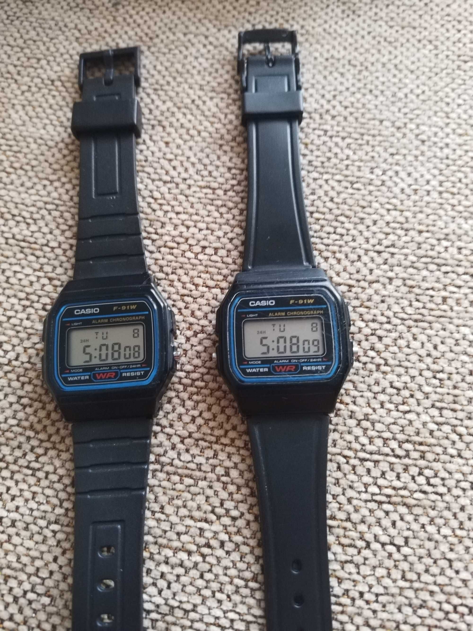 Ceas Casio F-91W Functionale 2 bucăti