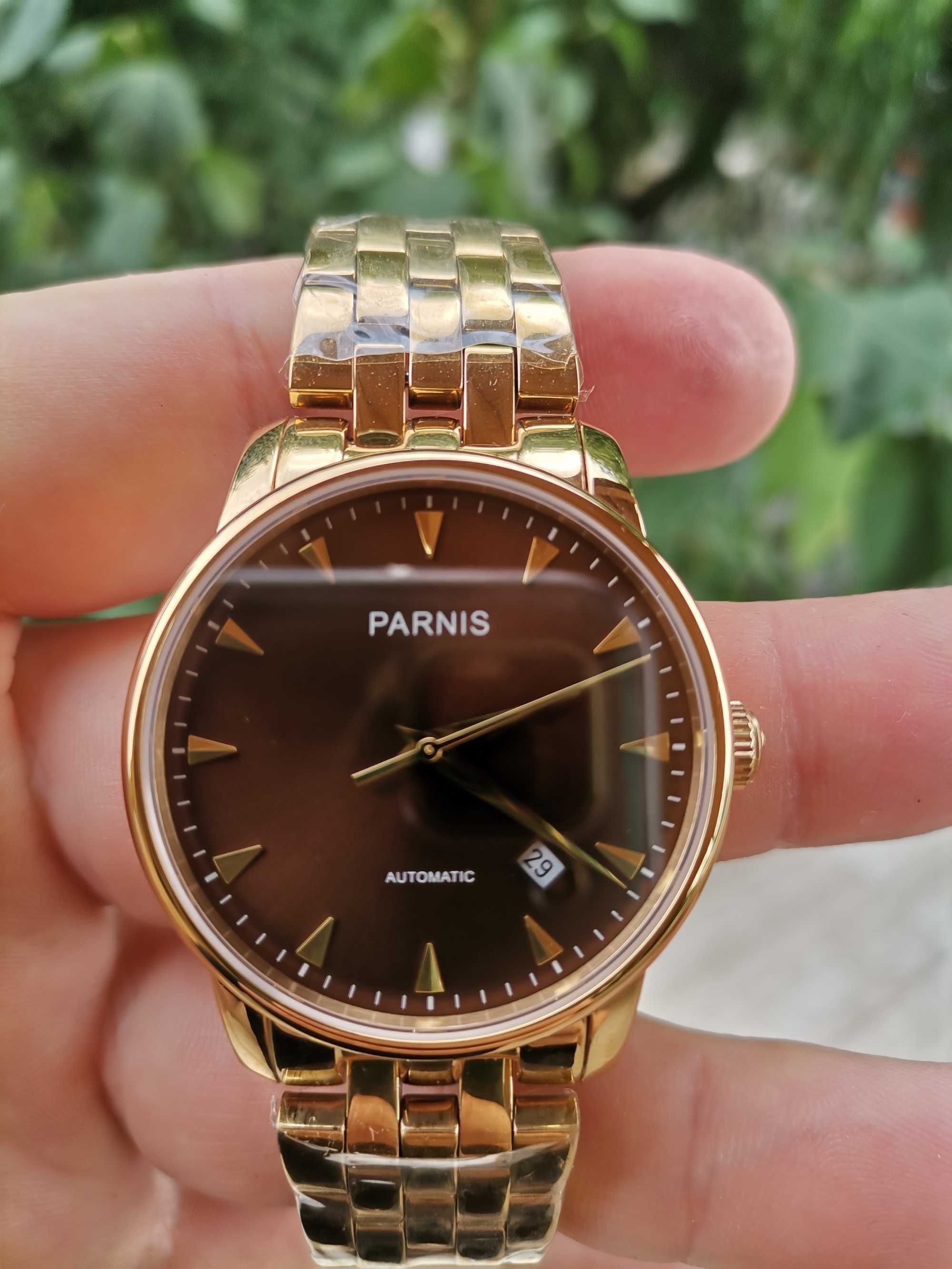 Parnis Gold Automatic 38 mm