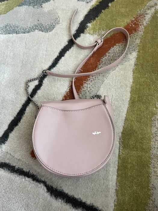 Розова чанта reserved кожена