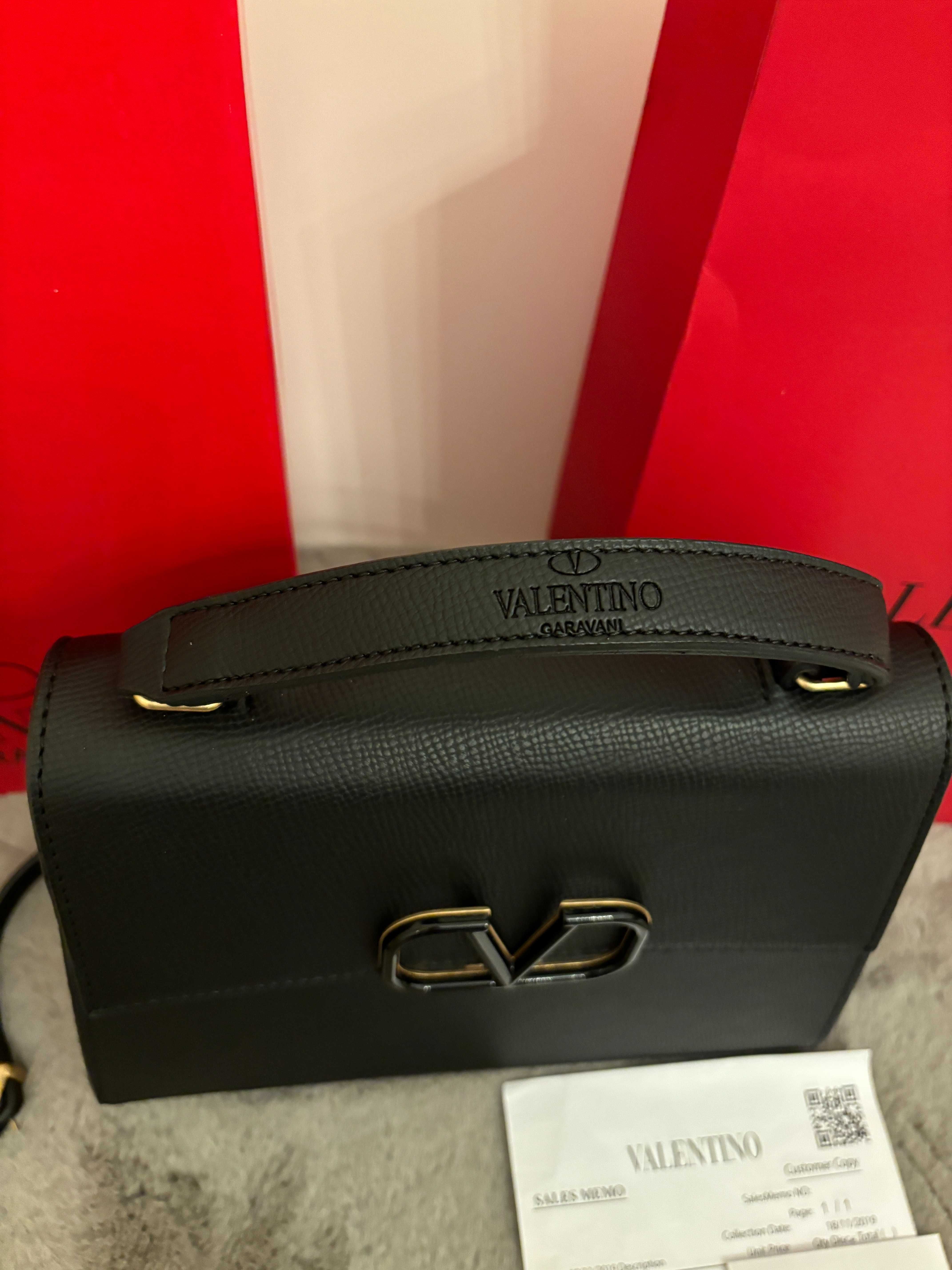 Poșetă/Geantă Valentino Garavani VSling 27cmx22cm black