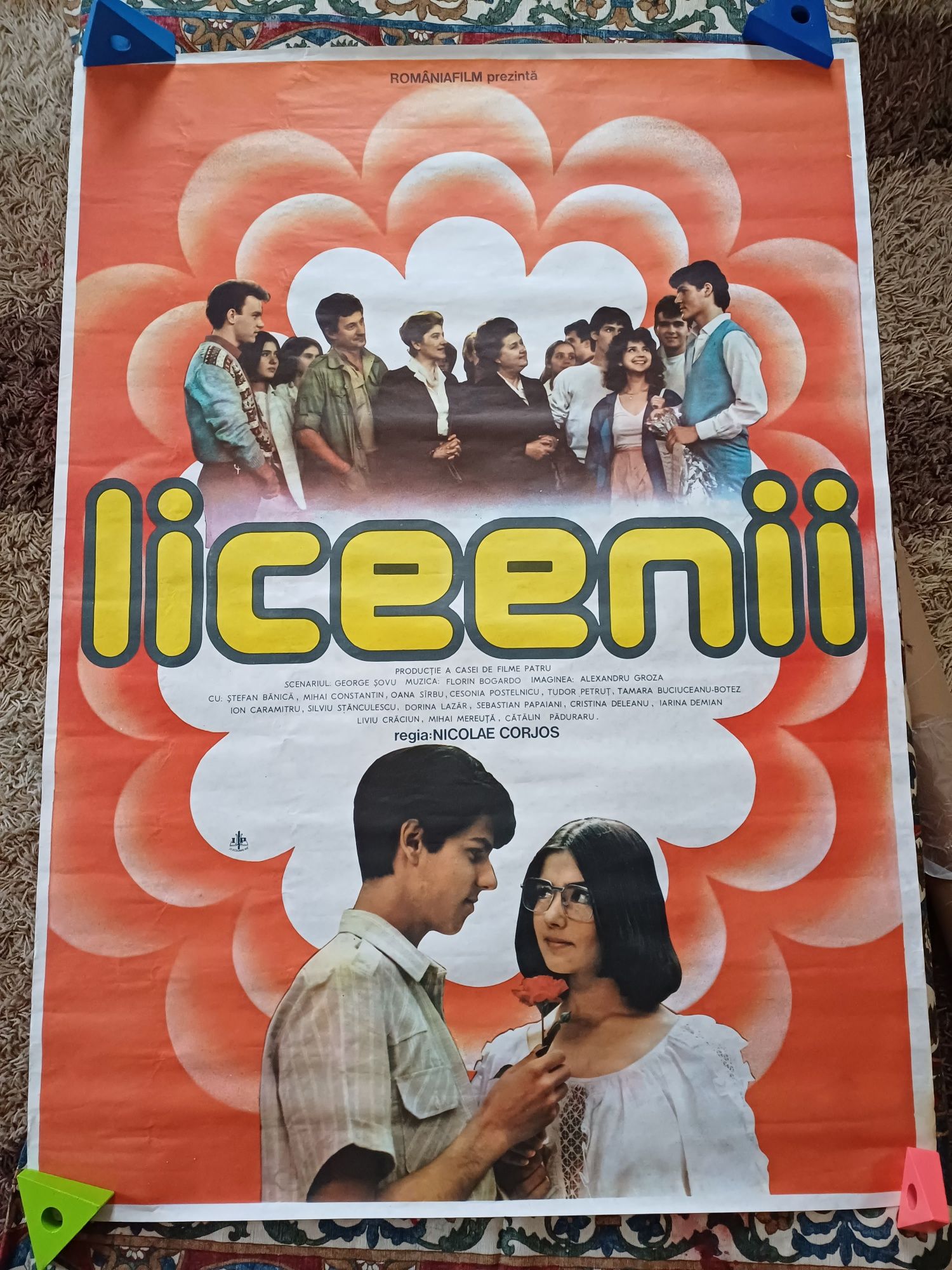 Afis/poster original film Liceenii + orar Liceenii original