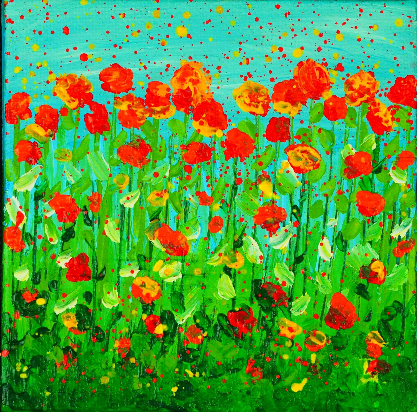 "Poppy field" - pictură