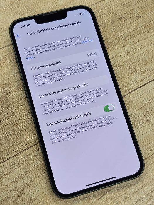 iPhone 13 512GB Verde, ca nou, Baterie 100%