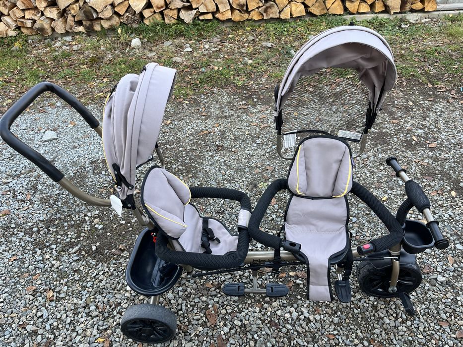 Tricicleta Chipolino gemeni bej, in stare foarte buna