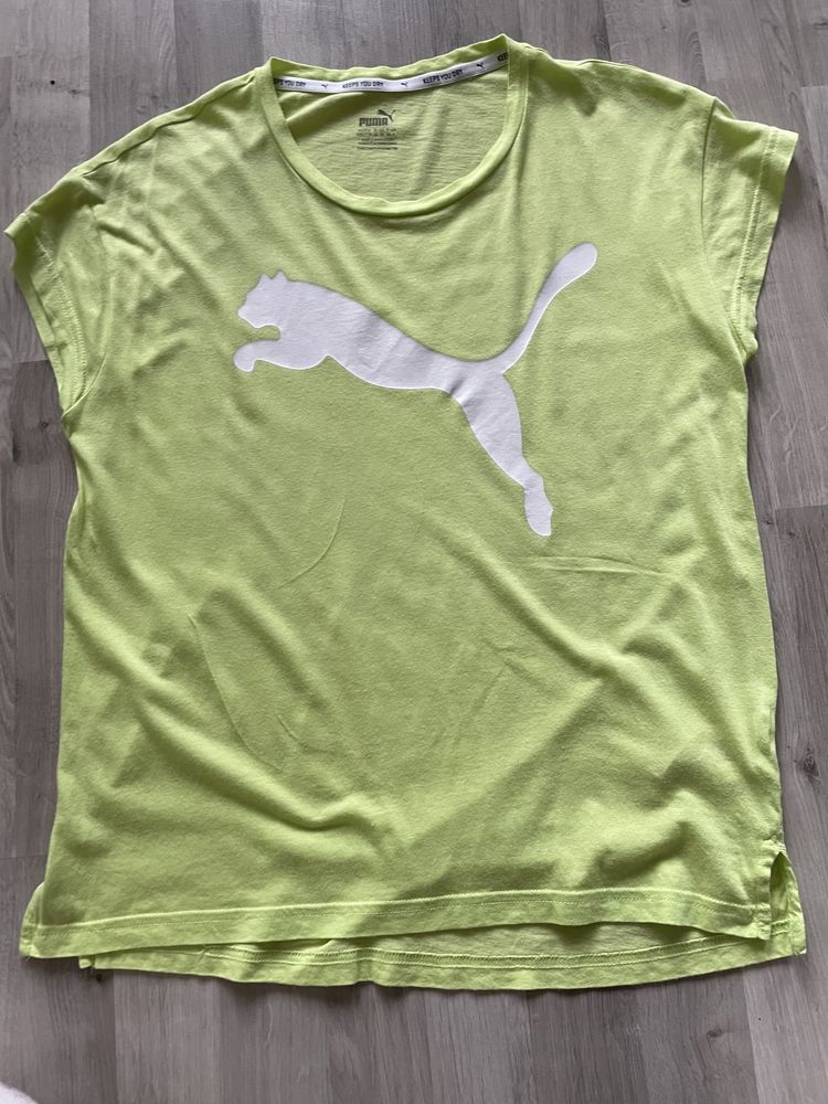 Tricou Puma verde lime