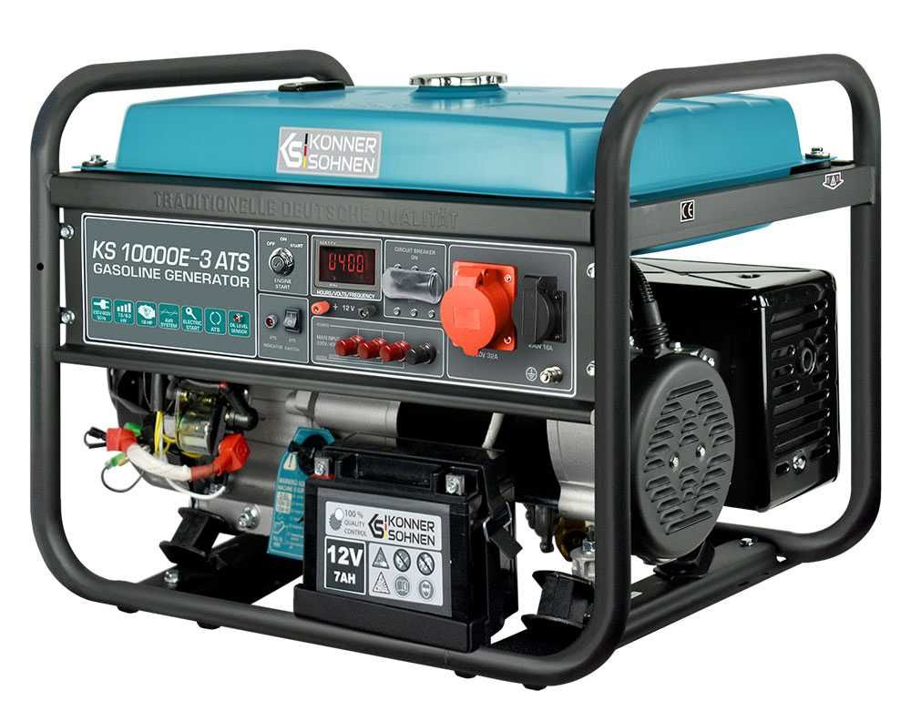 Generator de curent trifazat 8 kW benzina PRO - Konner KS 10000E-3 ATS
