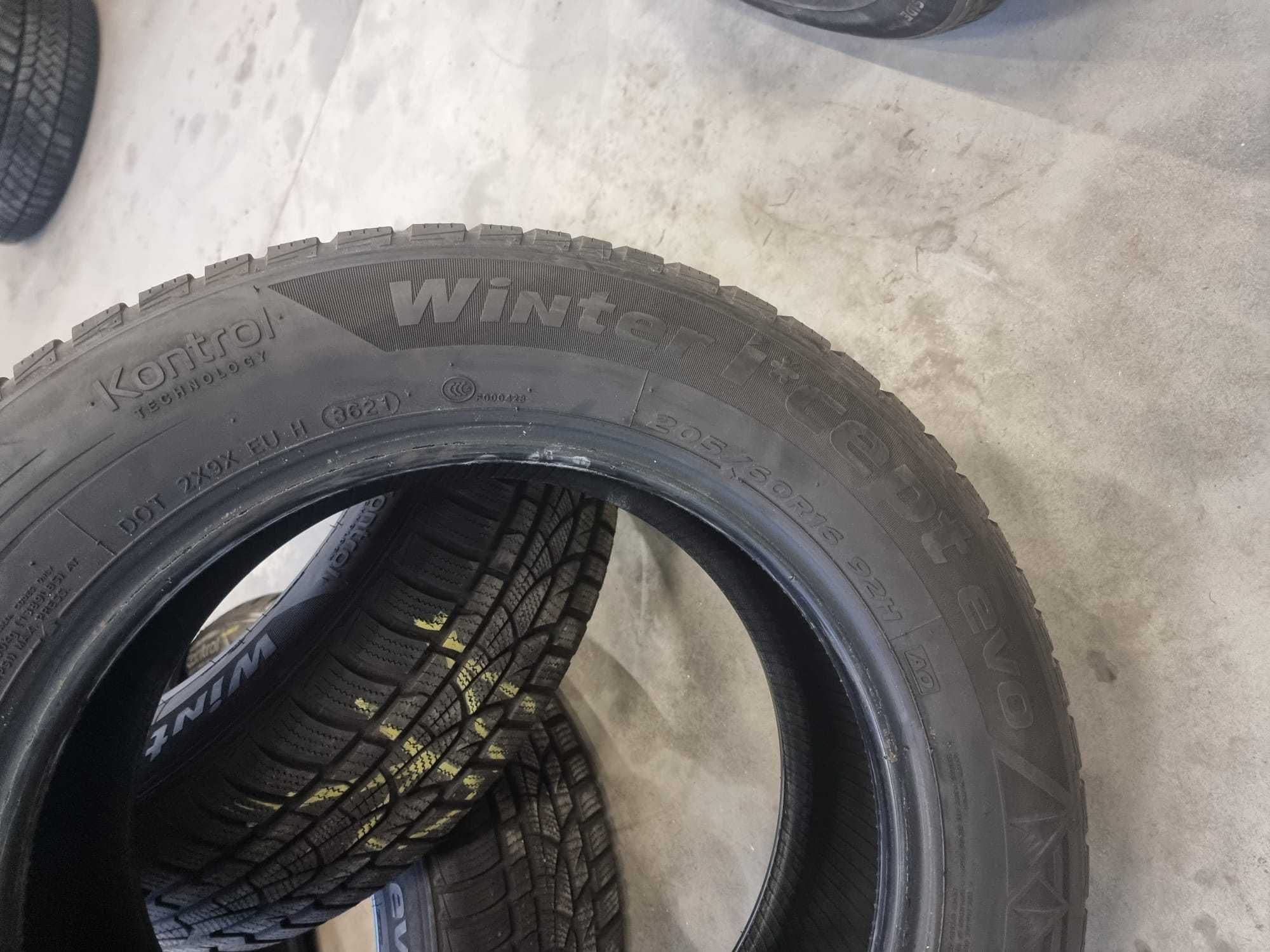 4 Anvelope IARNA 205.60.16 'Hankook' [dot 2021] ; stare buna
