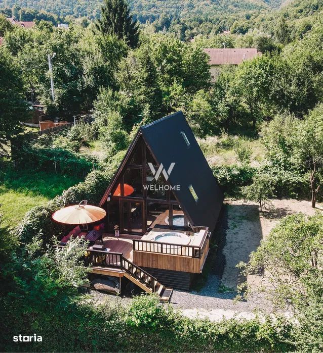 Cabana superba  , teren 1000 mp, Tocile