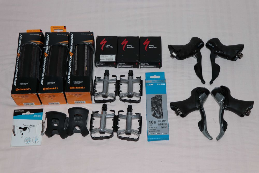 Anvelope cursiera Continental Grand P4S (3buc) + 4 ergopowere si alte