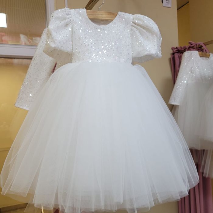 белое платья для девочек